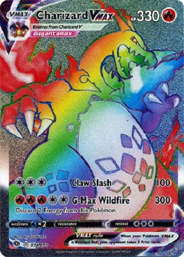 Charizard VMAX Rainbow Rare Card